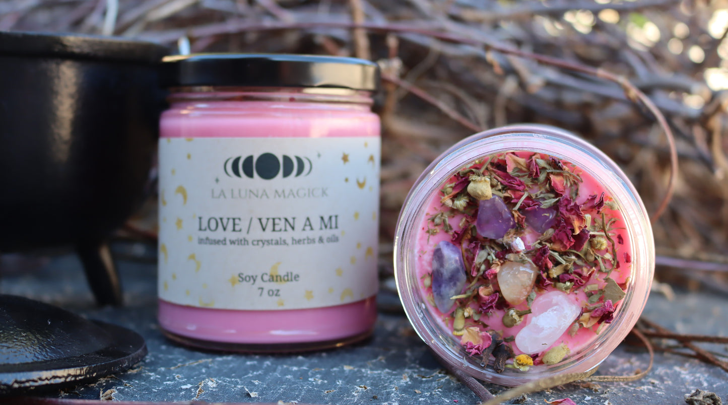 Love / Amor / Come To Me / Ven A Mi Fixed Candle