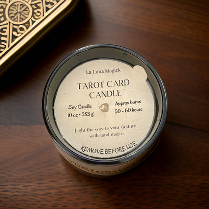 Tarot Card Candle